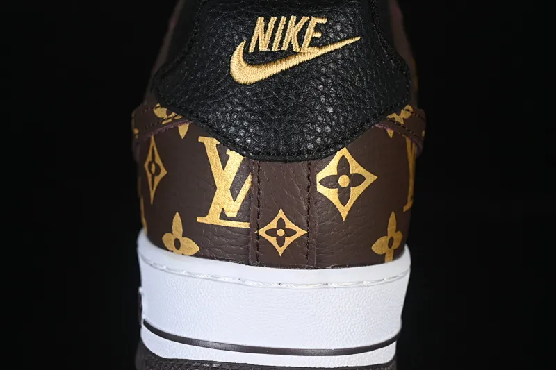 All categories Nk Air Force 1 Air Force series Nk Air Force 1 Low Air Force low top Nike Air Force 1'07 Low LV joint classic white brown Air Force 1 low top casual sneakers CZ3986-004